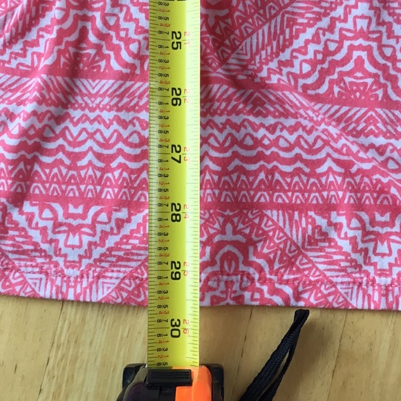 Woman’s loose-fitting top by erika, peachy pink ikat print, size XL - Picture 14 of 16